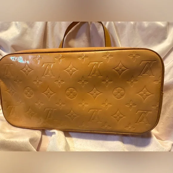 Louis Vuitton Authentic Vernis Houston Tote 1999Limited Edition Yellow &Pink COA - Picture 3 of 15